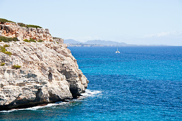 Image showing mediterranean sea landscape balearic island mallorca