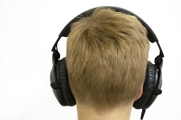 Image showing Boy with Headphones