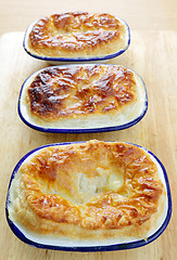 Image showing Homemade pies vertical