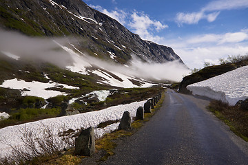 Image showing Old mountain road