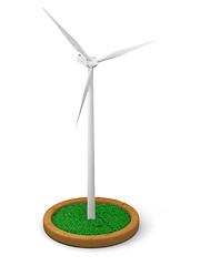 Image showing Model of wind turbine