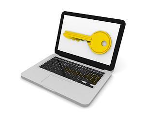 Image showing Laptop security