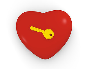 Image showing Key to your heart