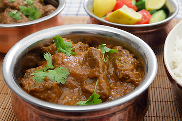 Image showing Madras butter beef curry