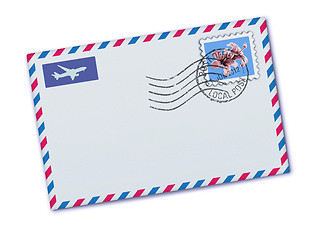 Image showing Airmail envelope 