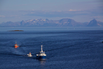 Image showing Fishing boats