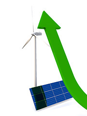 Image showing Growth of alternative energy