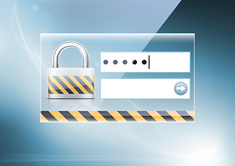 Image showing Computer security concept