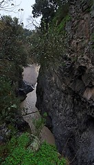 Image showing Alcantara river gorge in Sicily, Italy