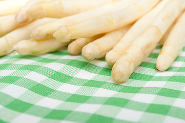 Image showing Fresh White Asparagus