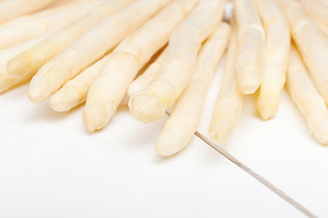 Image showing Fresh White Asparagus