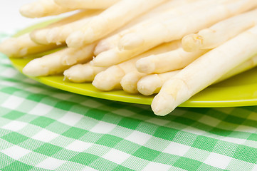 Image showing Fresh White Asparagus