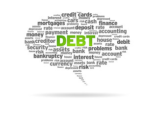 Image showing Debt