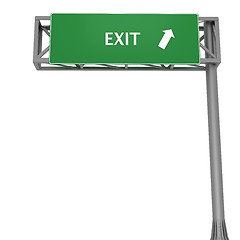 Image showing Exit signboard