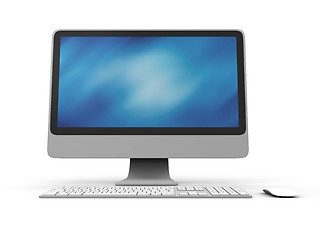 Image showing Elegant desktop computer