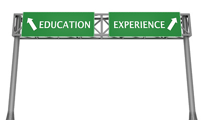 Image showing Education vs Experience