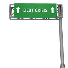Image showing Debt crisis