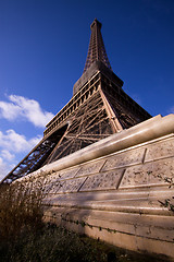 Image showing Eiffel Tower pillar