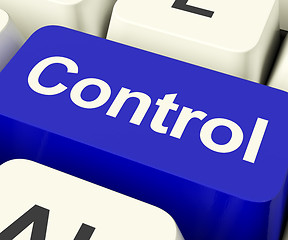 Image showing Control Computer Key Showing Remote Controller Or Interface