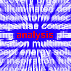 Image showing Analysis Word Showing Checking Probing And Examining