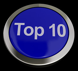 Image showing Top Ten Button Showing Best Rated In Charts