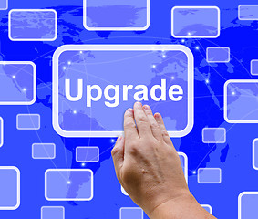 Image showing Upgrade Button Showing Software Updates To Fix Applications