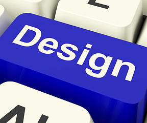 Image showing Design Computer Key Meaning Creative Artwork Online