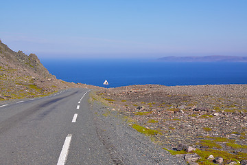 Image showing Coastal road