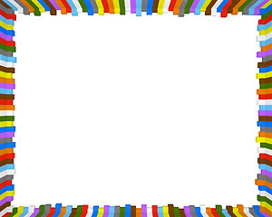 Image showing Colorful frame