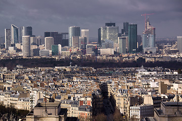 Image showing Business quarter in Paris