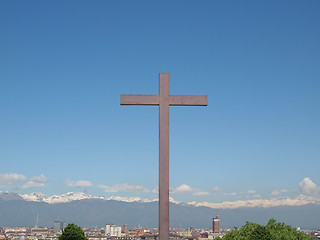 Image showing A cross