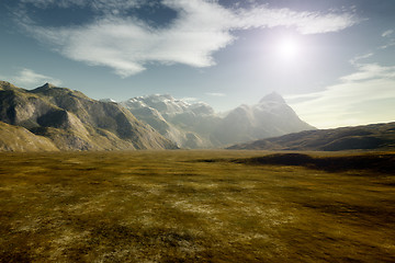 Image showing landscape without vegetation