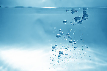 Image showing water bubbles background