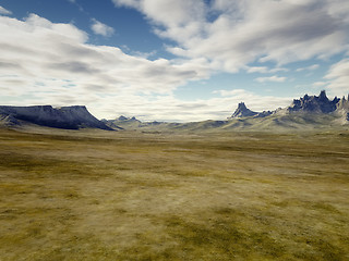 Image showing landscape without vegetation