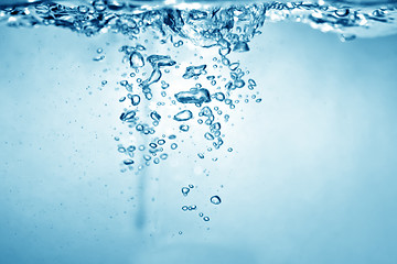 Image showing water bubbles background