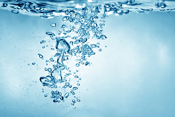 Image showing water bubbles background