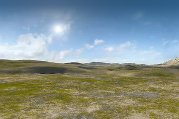 Image showing landscape without vegetation