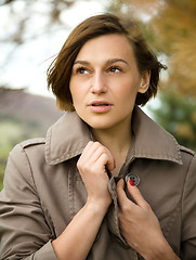 Image showing Portrait of a happy beautiful woman