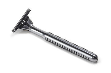 Image showing metallic safety razor