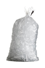 Image showing Isolated shot of bag of ice