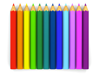 Image showing Color pencils