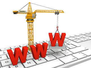 Image showing Website under construction