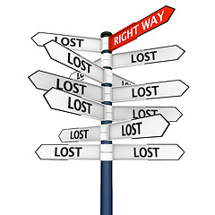 Image showing Finding your way