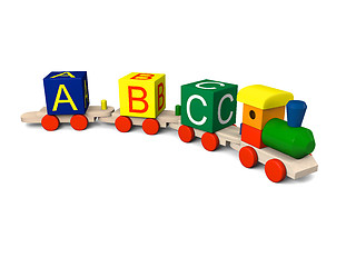 Image showing Toy train