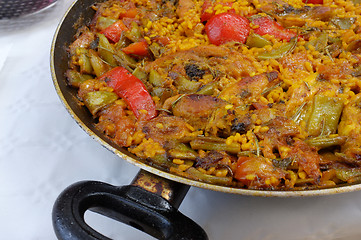 Image showing Ready to eat paella