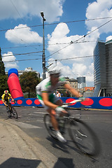 Image showing Bicycle race