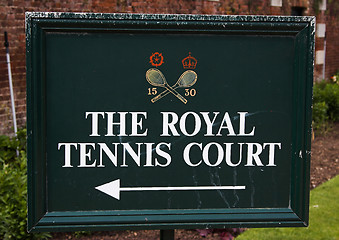 Image showing Royal Tennis Court