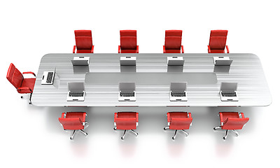 Image showing Conference table.