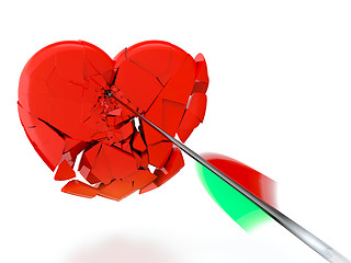 Image showing Broken heart