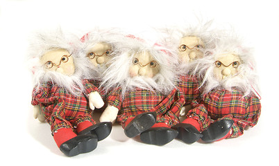 Image showing Traditional Christmas puppets